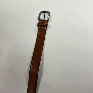 Boys Brown Italian Leather Belt